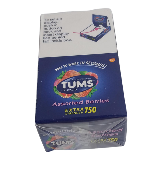 Tums Antacid Assorted Berries 12ct