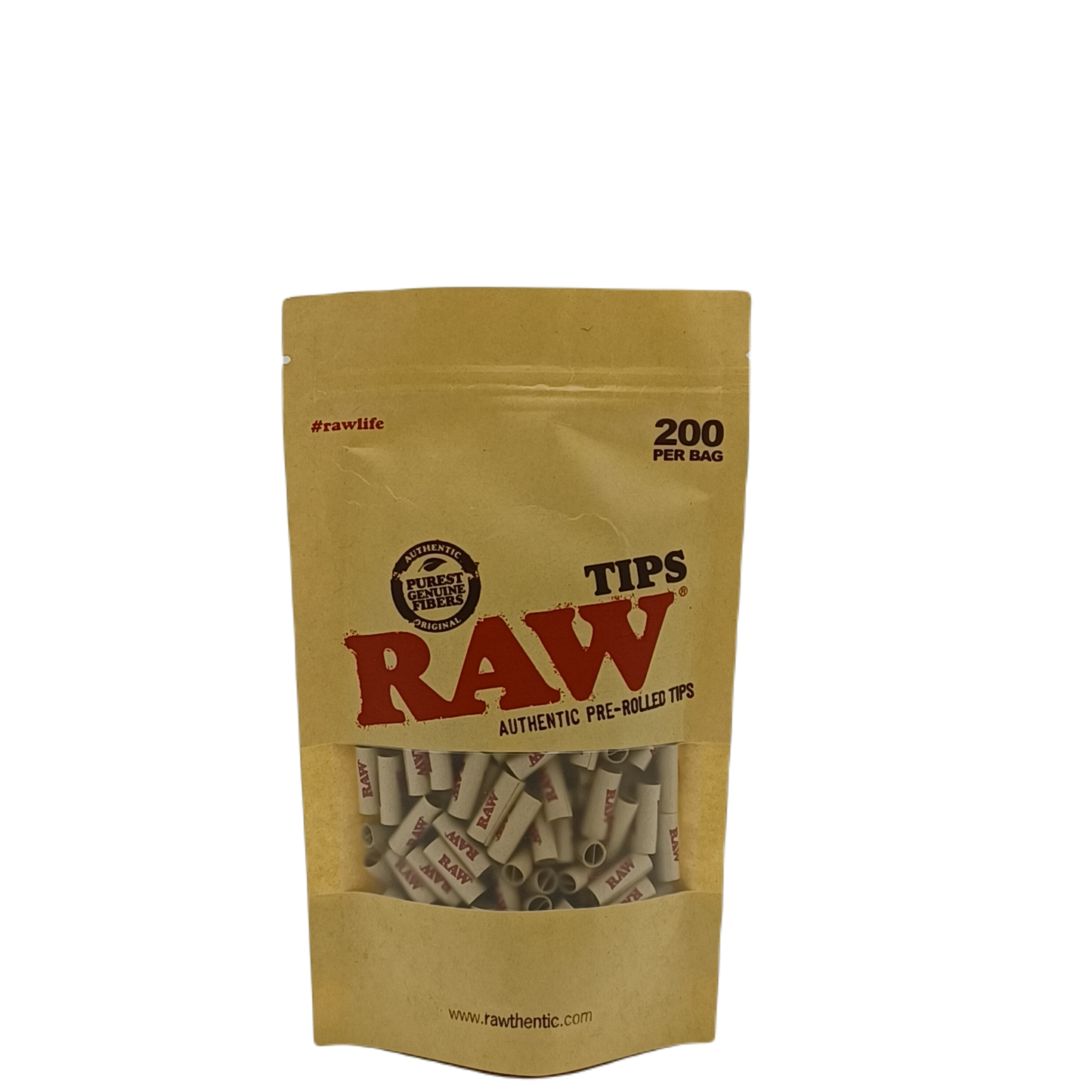 Raw Pre Rolled Tip Bag 200ct