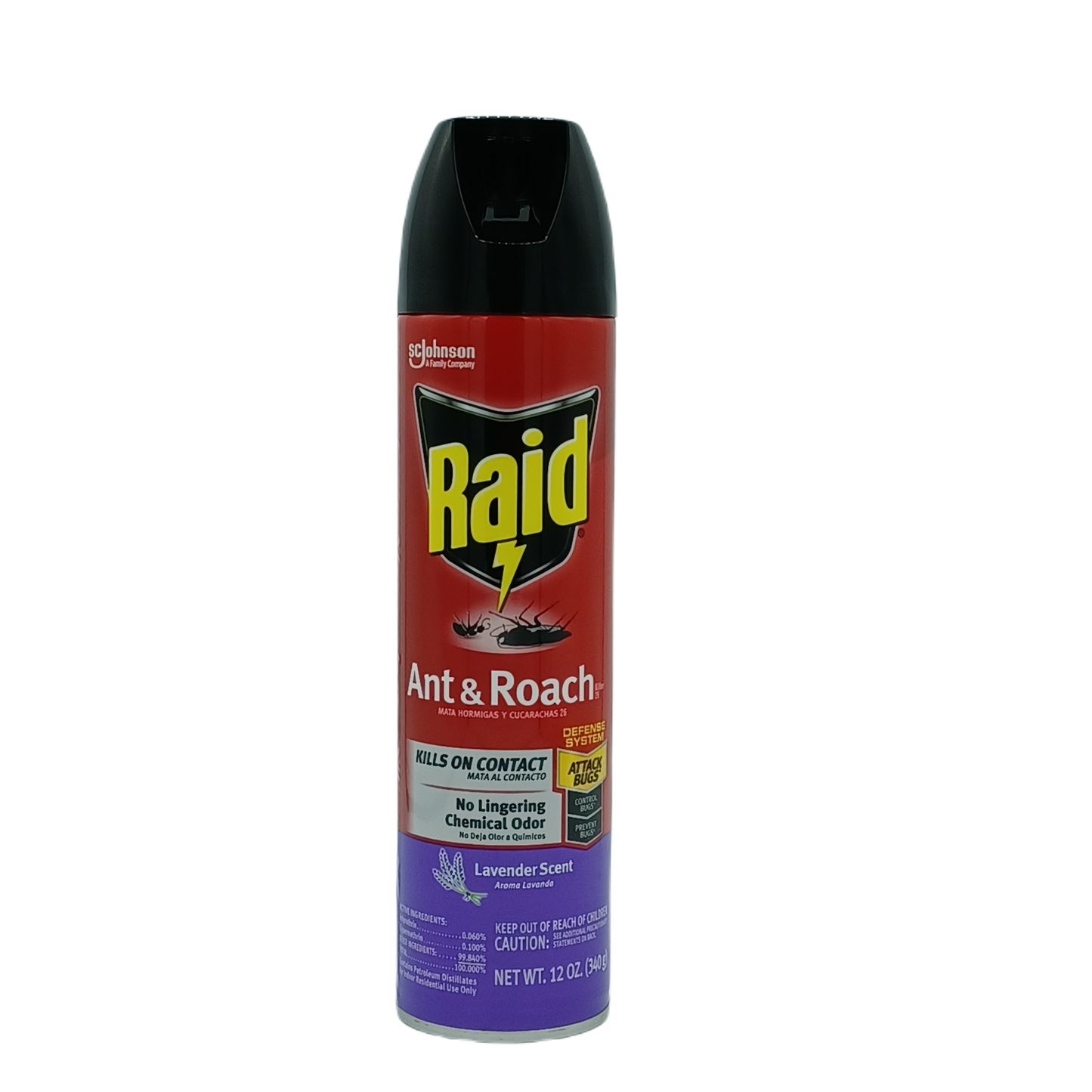 Raid Ant & Roach Lavender Scent 12oz