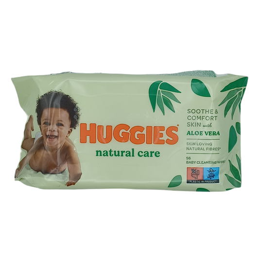 Huggies Natural Care Aloe vera 56ct