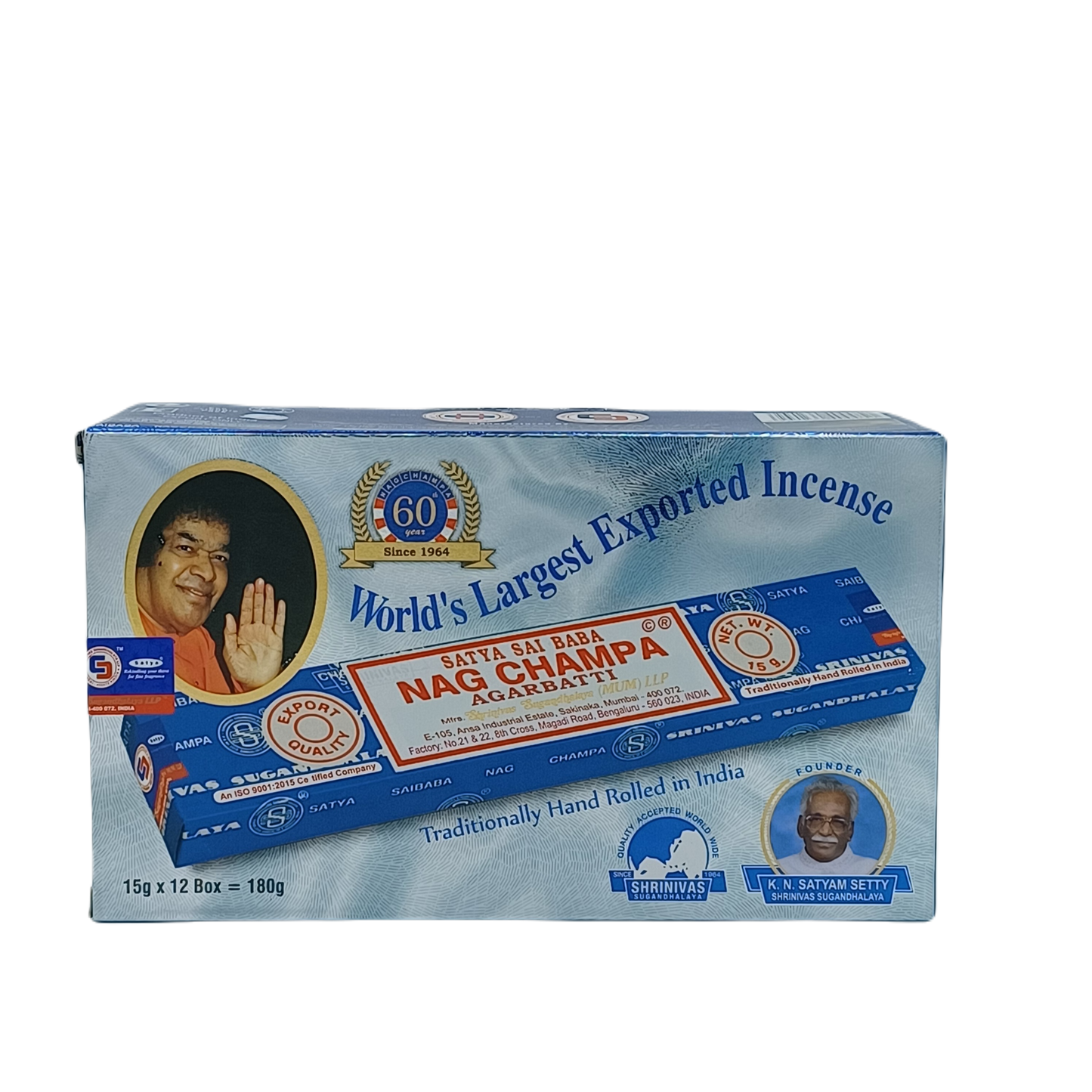 Nag Champa Incense sticks 12ct