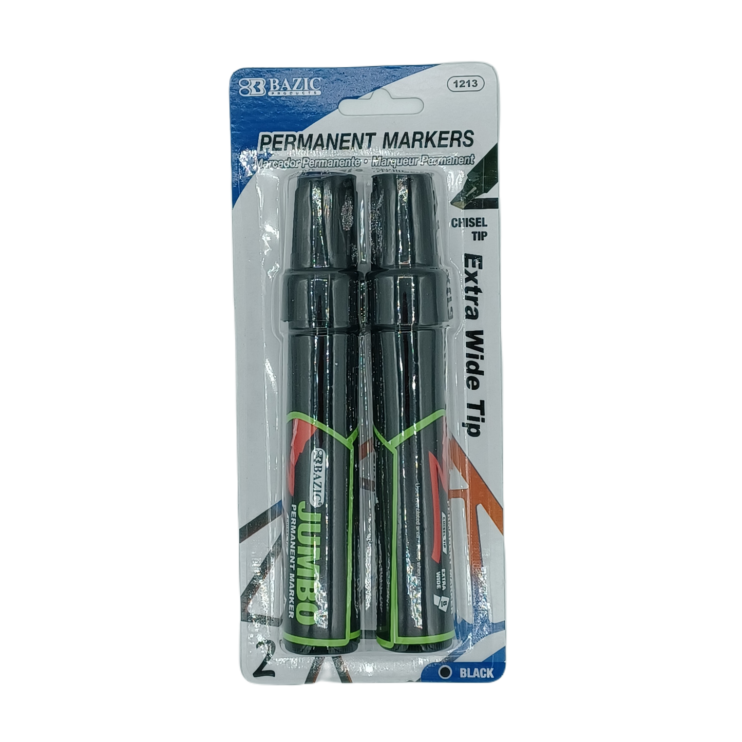 Permanent Markers Jumbo WideTip 2ct