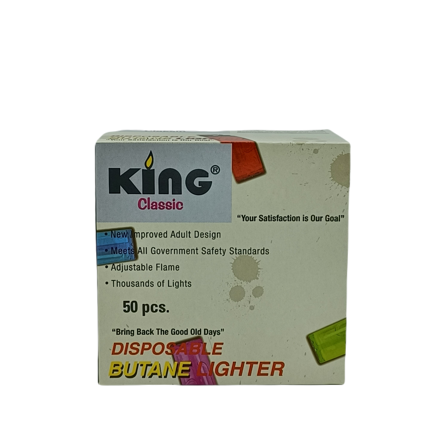 King disposable Lighters 50ct