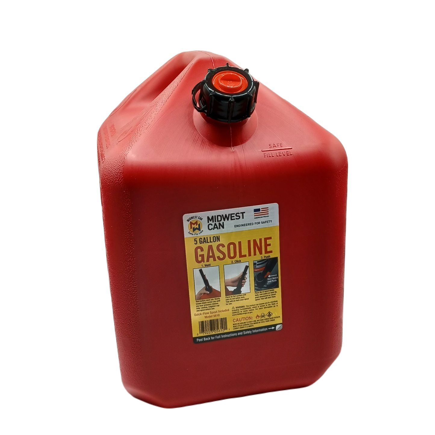 Gas Can Spill Proof 5 Gal