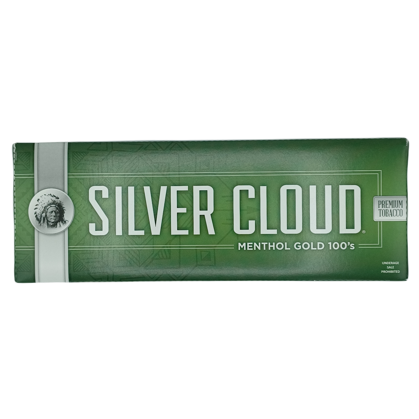 Silver Cloud Menthol Gold 100 Box 10/20pk