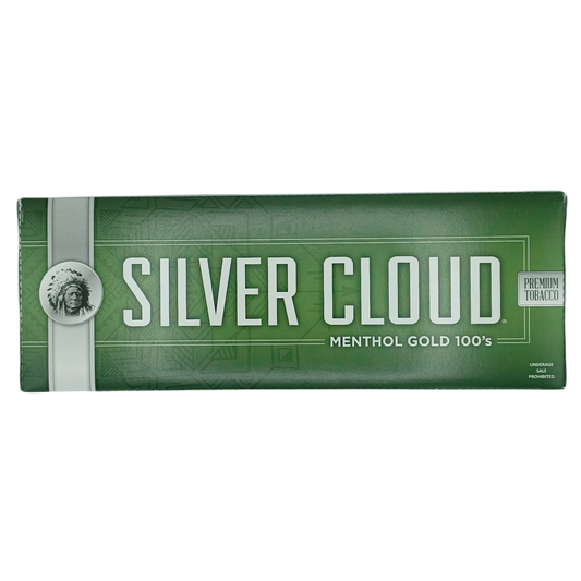 Silver Cloud Menthol Gold 100 Box 10/20pk