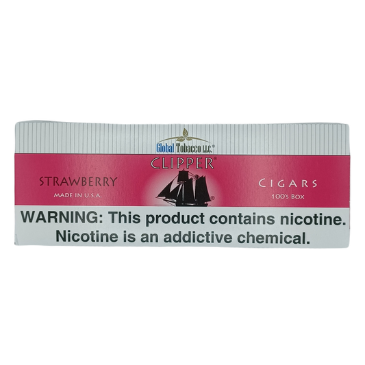 Clipper Cigar Strawberry 100 Box 10/20pk