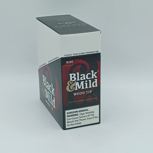 Black & Mild Wine Wood Tip 10/5pk