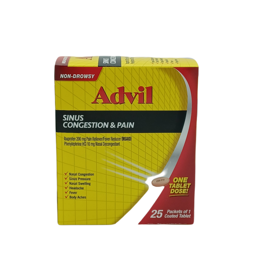 Advil Sinus Congestion & Pain Relief 1/25ct