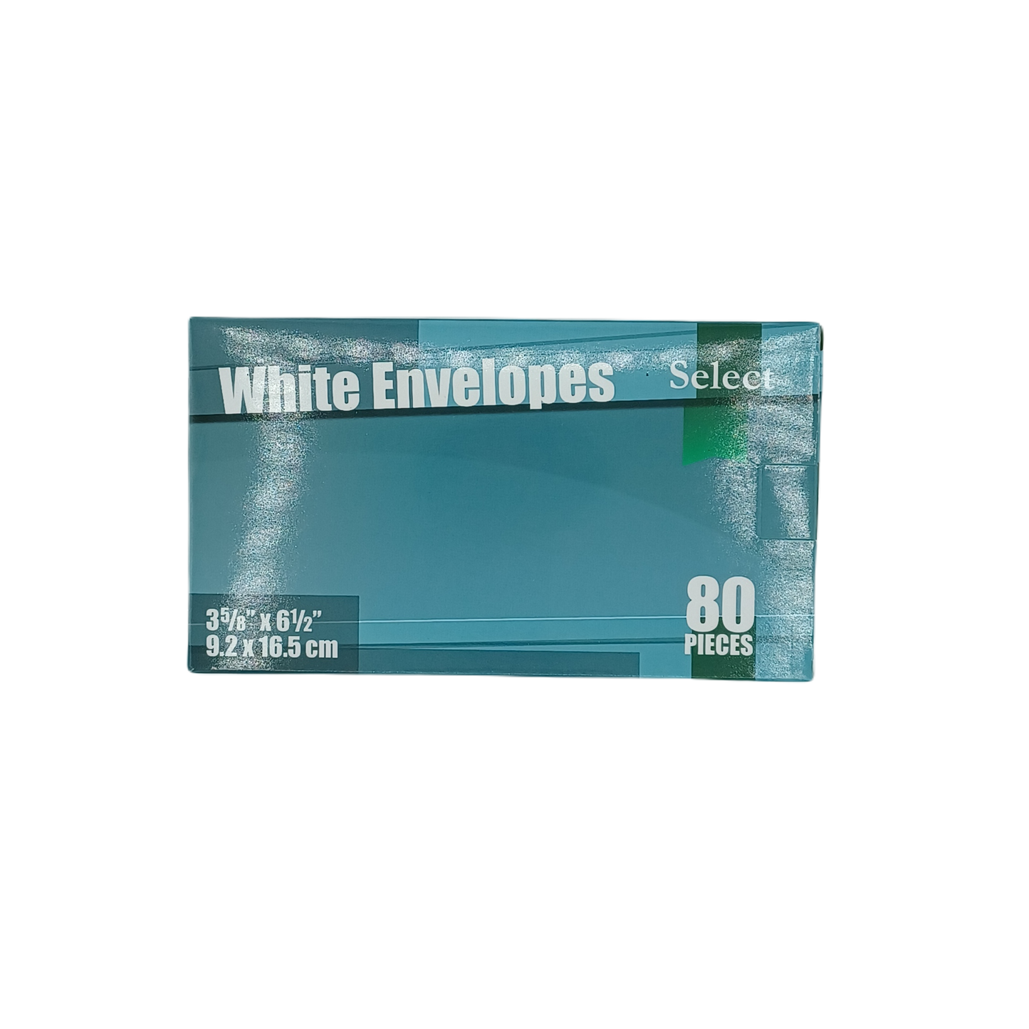 Select White Envelopes 80ct 9.2x16.5cm