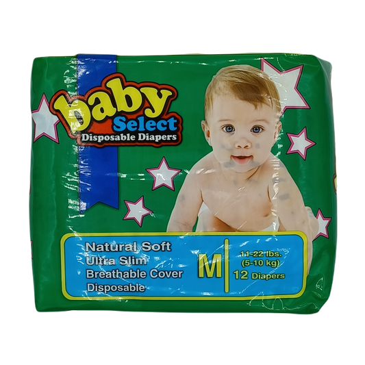 Select Baby Diapers Medium 12ct