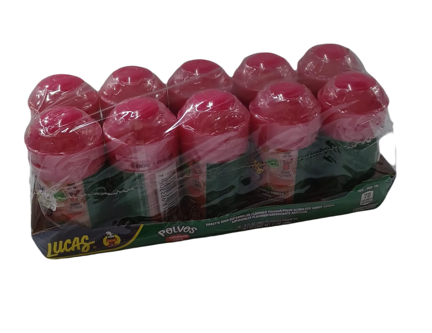 Lucas Polvos Watermelon 10ct