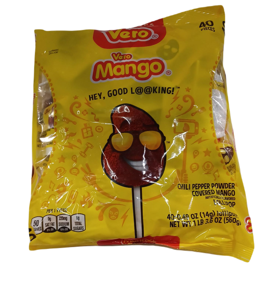 Vero Mango Lollipops .49oz/40ct