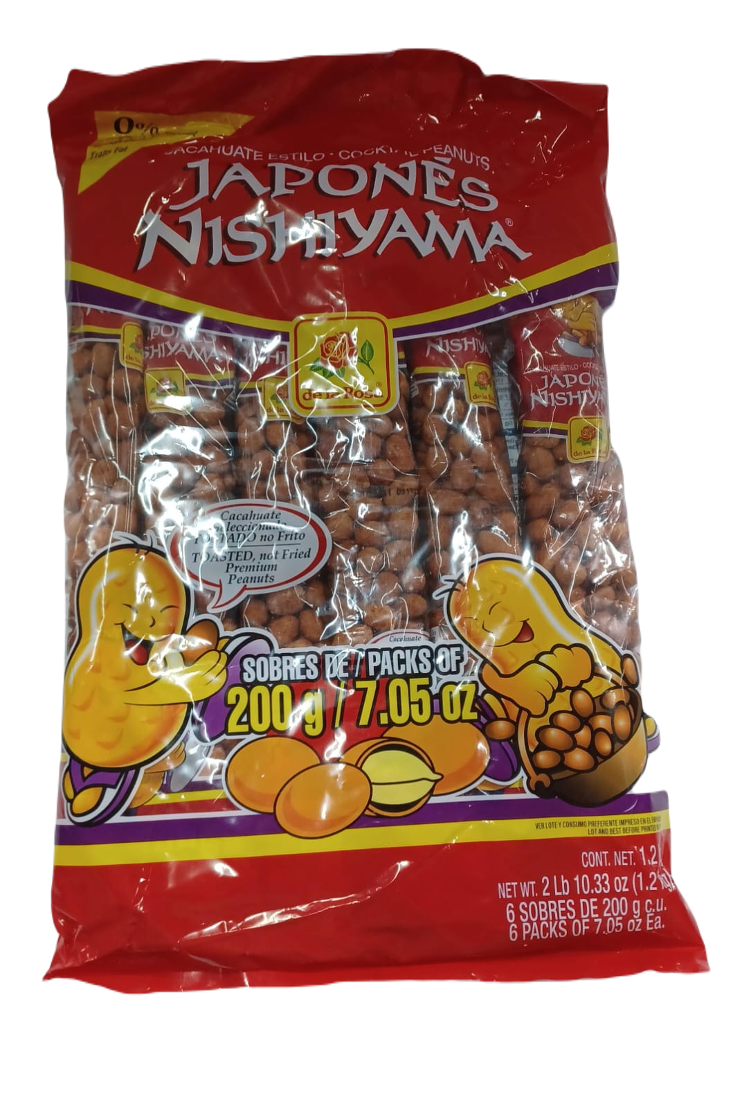 Japones Nishiyama Peanuts 6ct/7.05oz