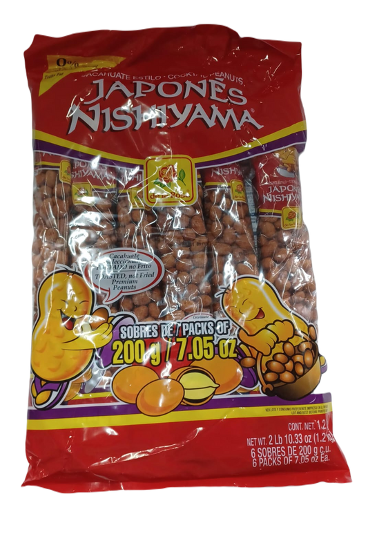 Japones Nishiyama Peanuts 6ct/7.05oz