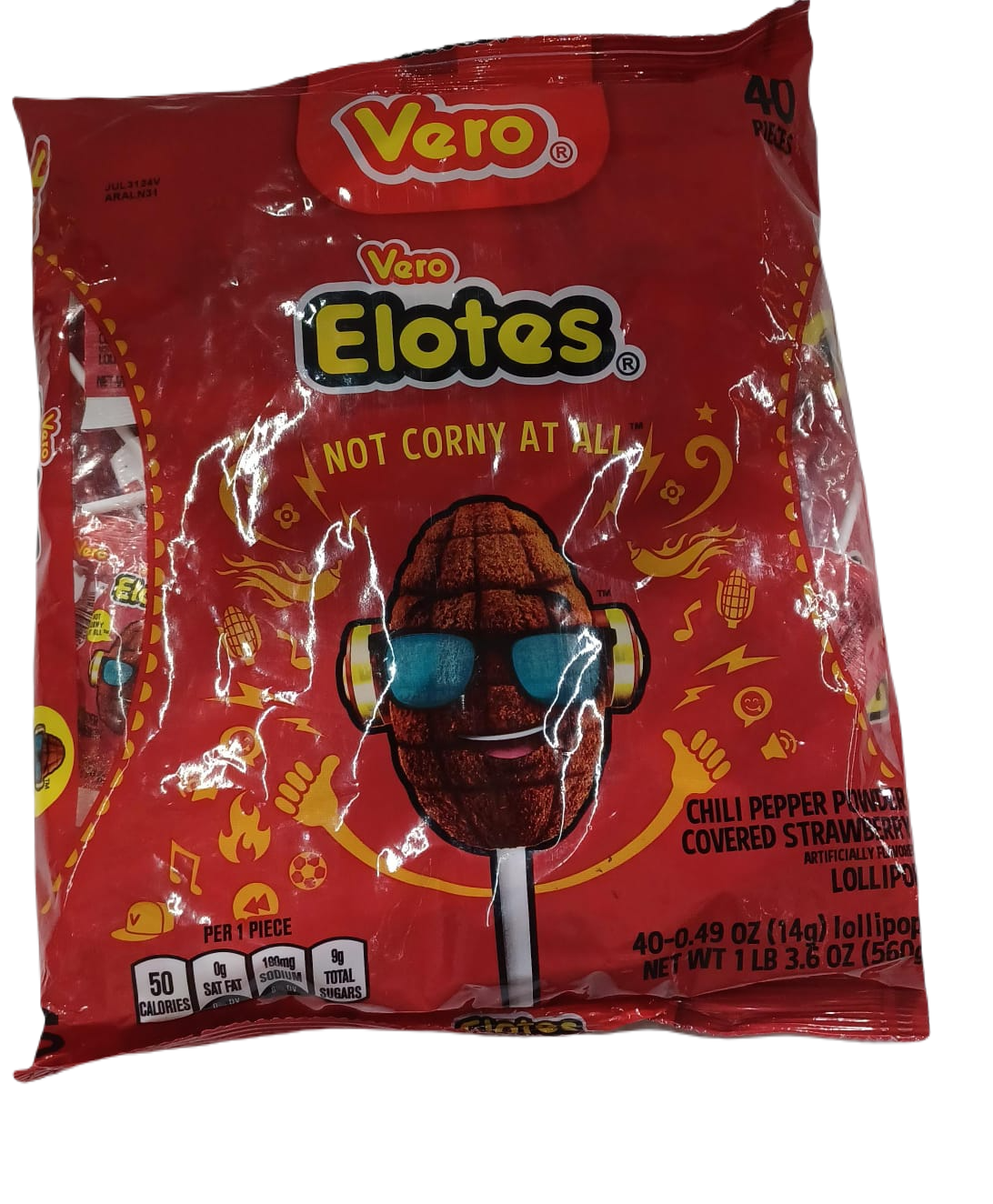 Vero Elotes Strawberry .49oz/40ct