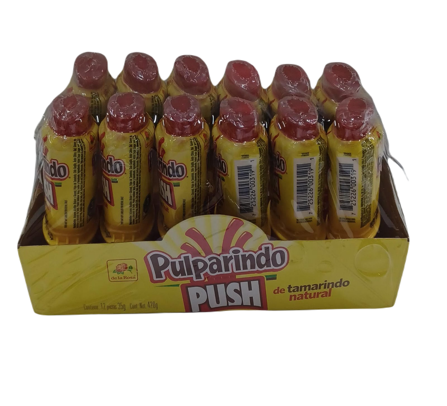 Pulparindo Push Tamarind 35g/ 12ct