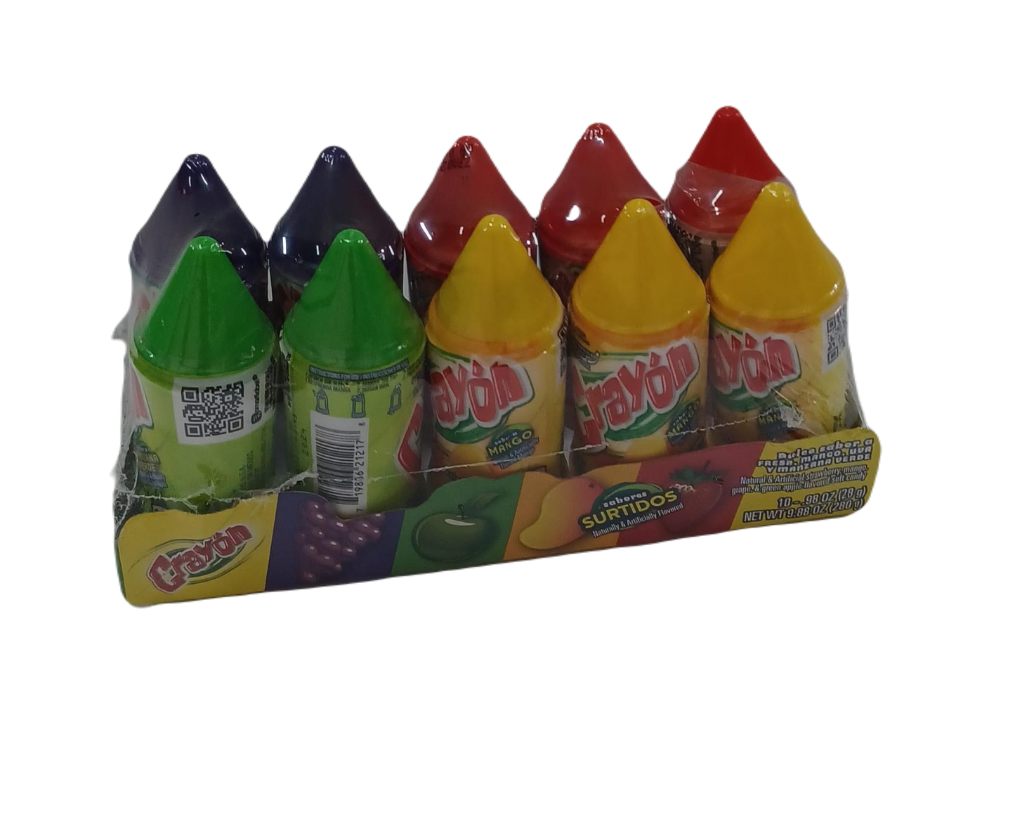 Crayon sabores surtidos 10ct