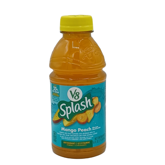 V8 Splash mango peach 16oz/12ct