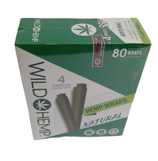 Wild Hemp Natural Wraps 4/99c 20ct