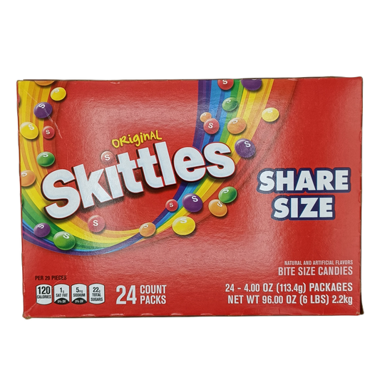 Skittles Original Share Size 4oz/24ct