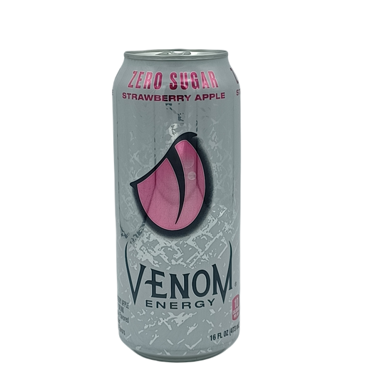 Venom Zero Sugar Strawberry Apple 16oz/24ct StrwAp