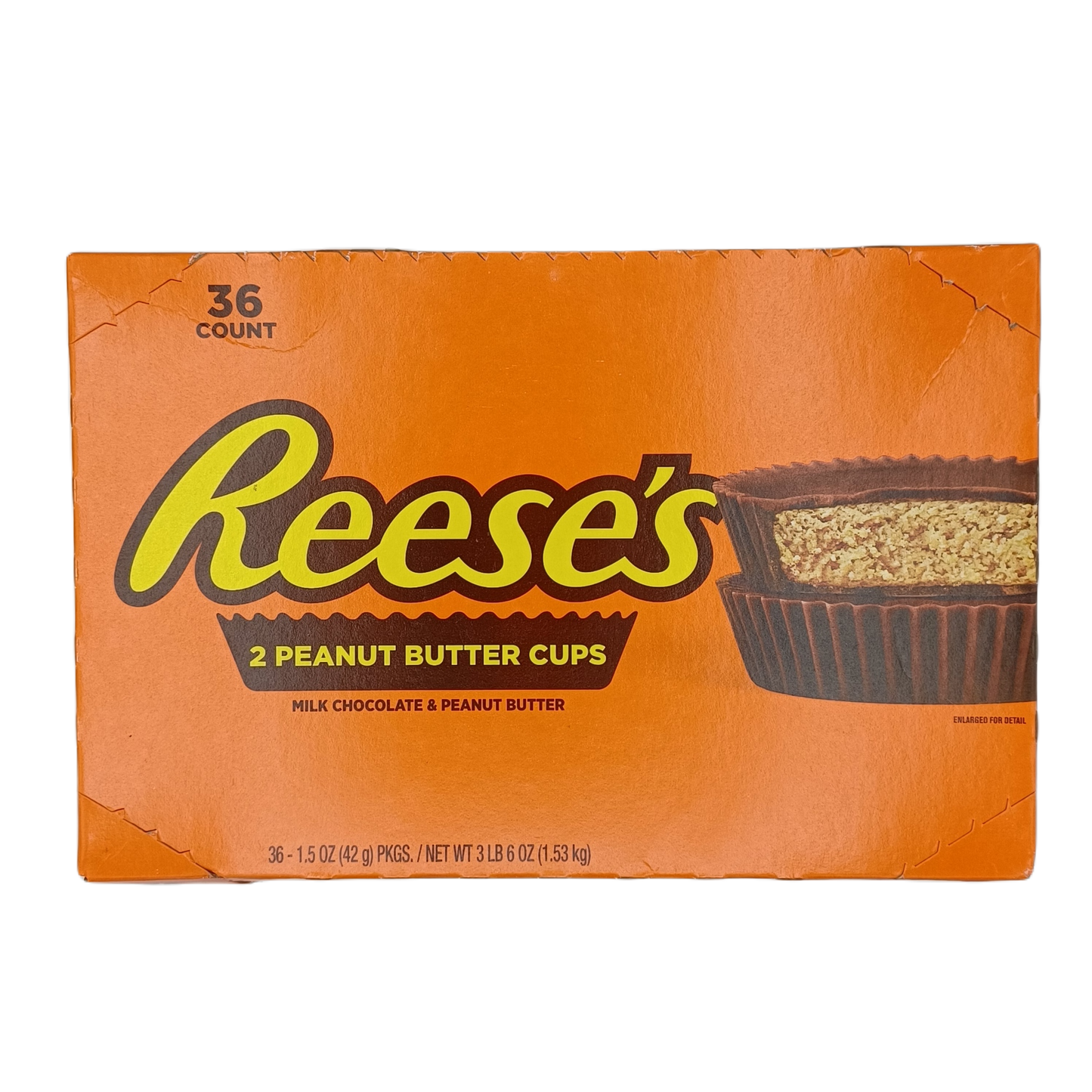 Reese's 2 peanut butter cups 36ct