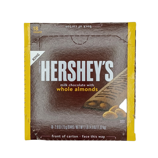 Hershey's Milk Chocolate Almond King Size 18ct