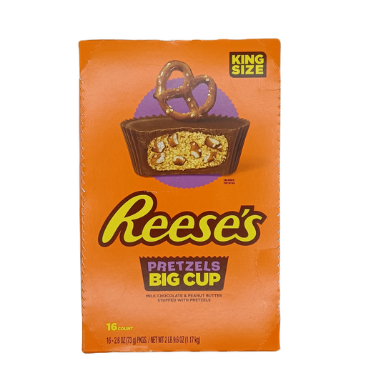 Reese's Big Cup Pretzels King Size 2.6oz/16ct