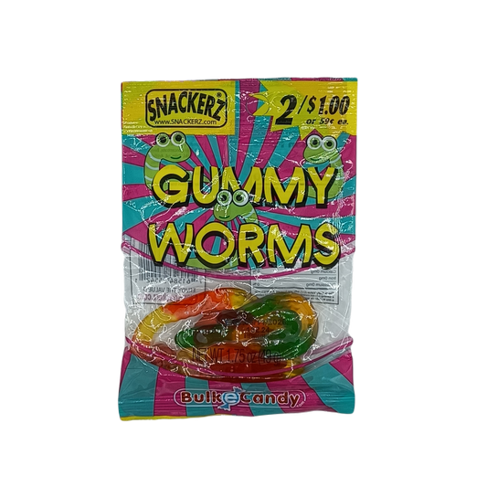 Snackerz 2/$1 gummy worms 12ct