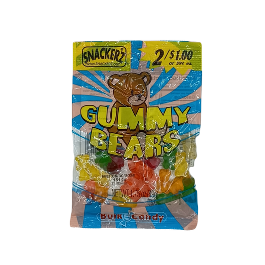 Snackerz 2/$1 gummy bears 12ct