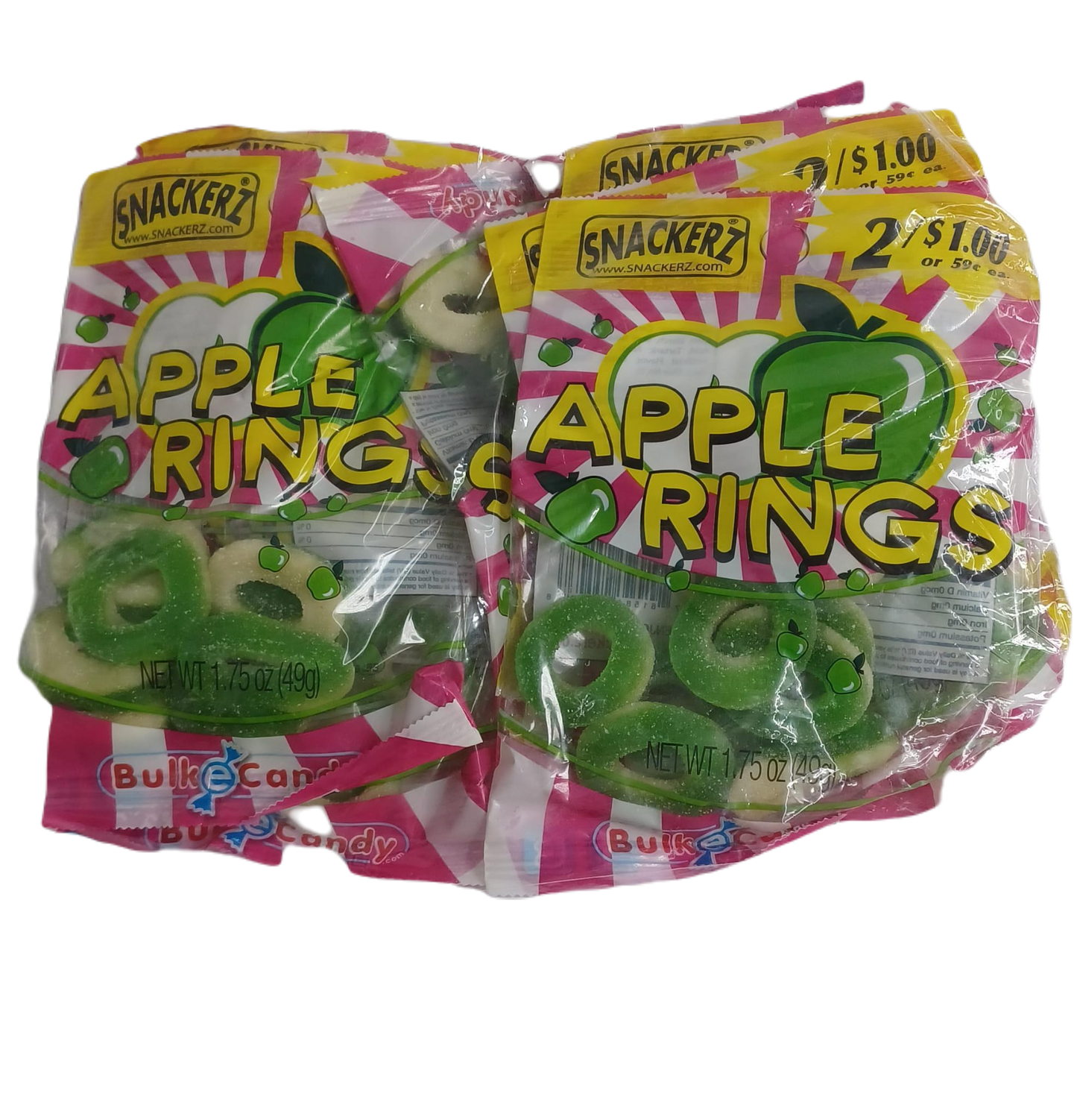 Snackerz 2/$1 apple rings 12ct