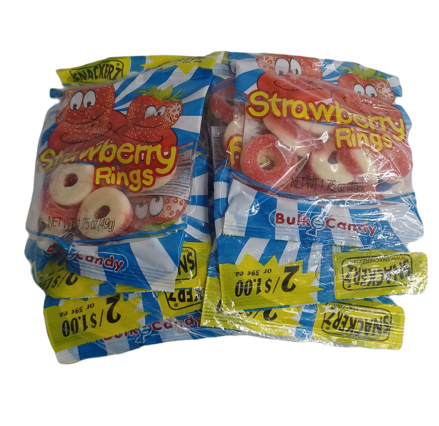 Snackerz 2/$1 strawberry rings 12ct