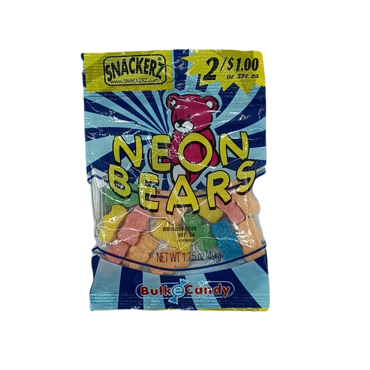 Snackerz 2/$1 neon bears 12ct