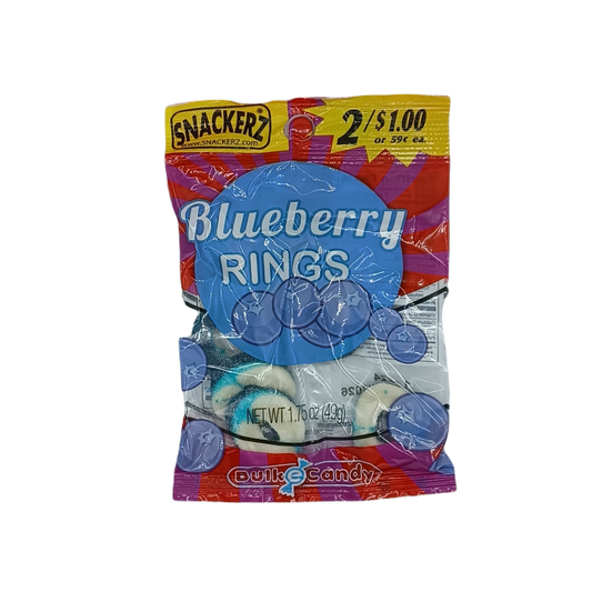 Snackerz 2/$1 blueberry rings 12ct