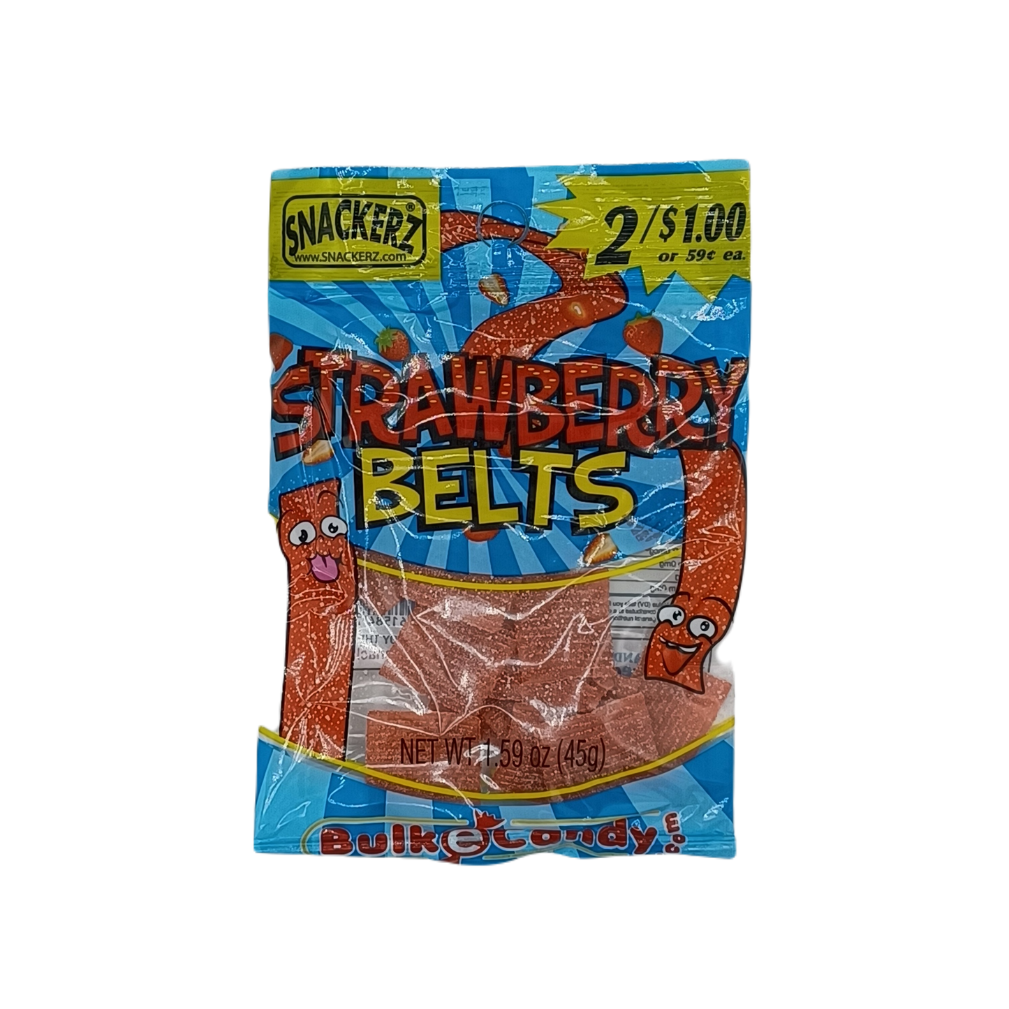 Snackerz 2/$1 strawberry belts 12ct