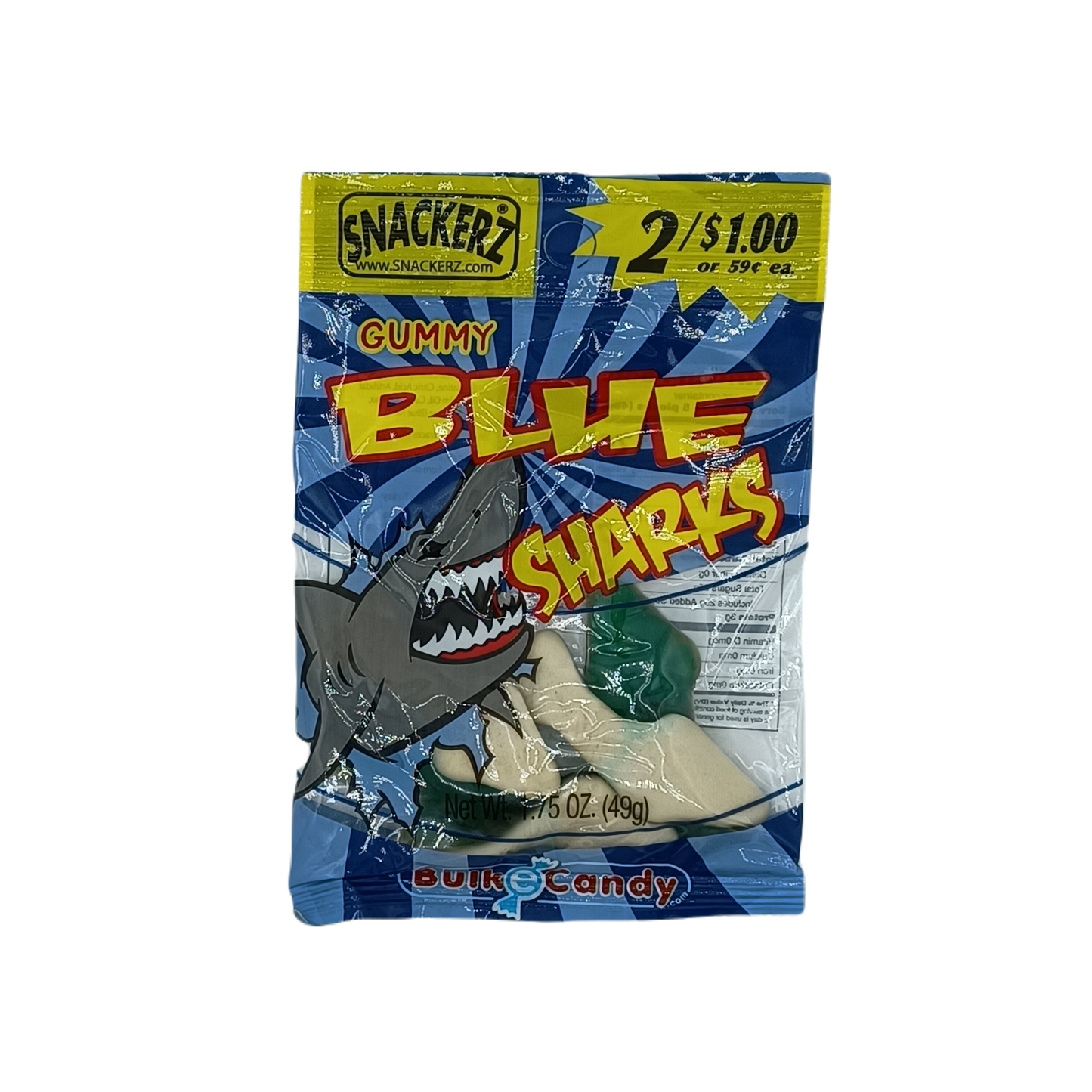 Snackerz 2/$1 blue sharks 12ct