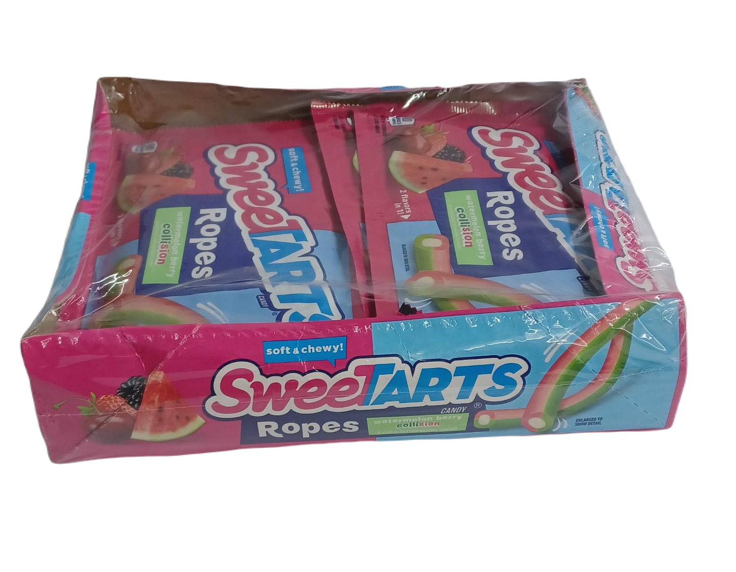 SweetTarts Ropes Watermln Berry Collisn 3.5oz/12ct