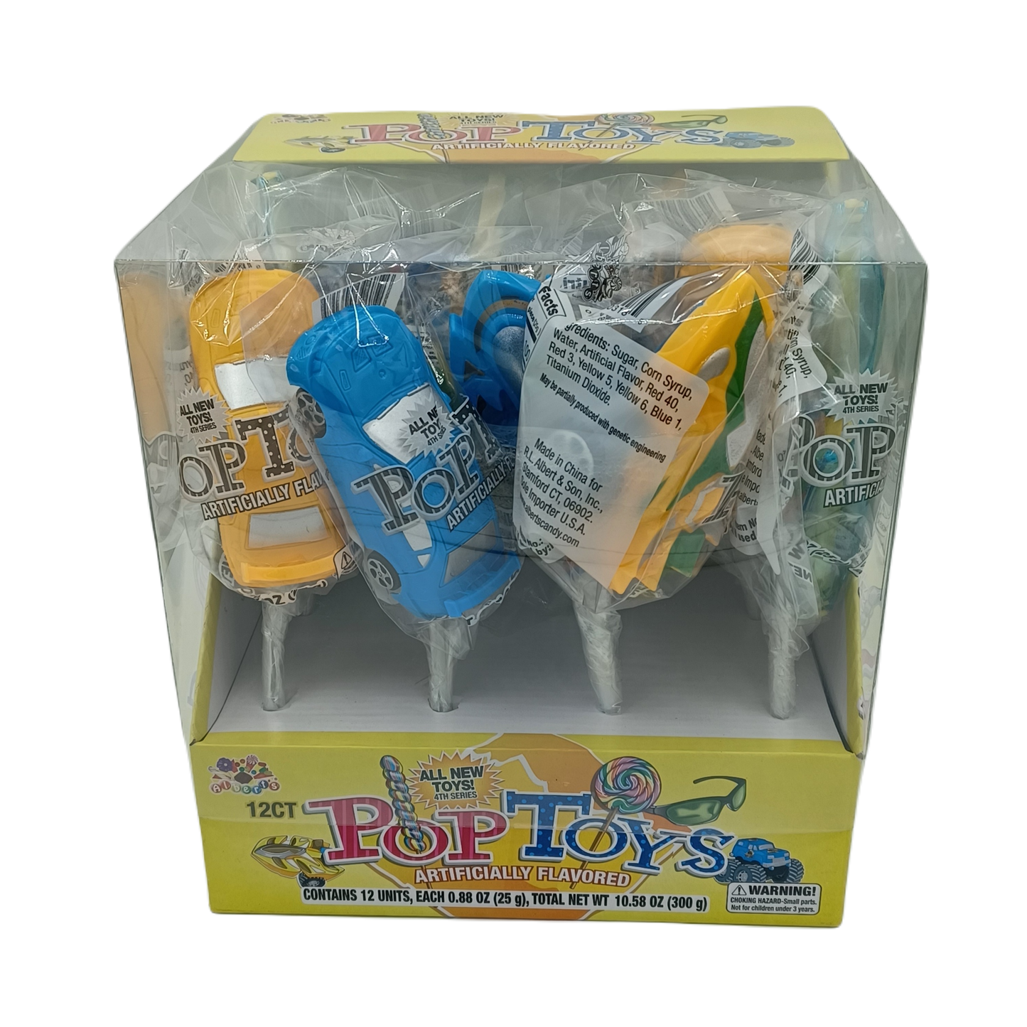 Pop Toys Artificially Flav 12ct