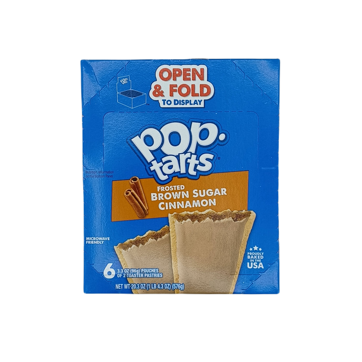 Pop Tarts Frosted Brown Sugar Cinnamon 6ct/20.3oz