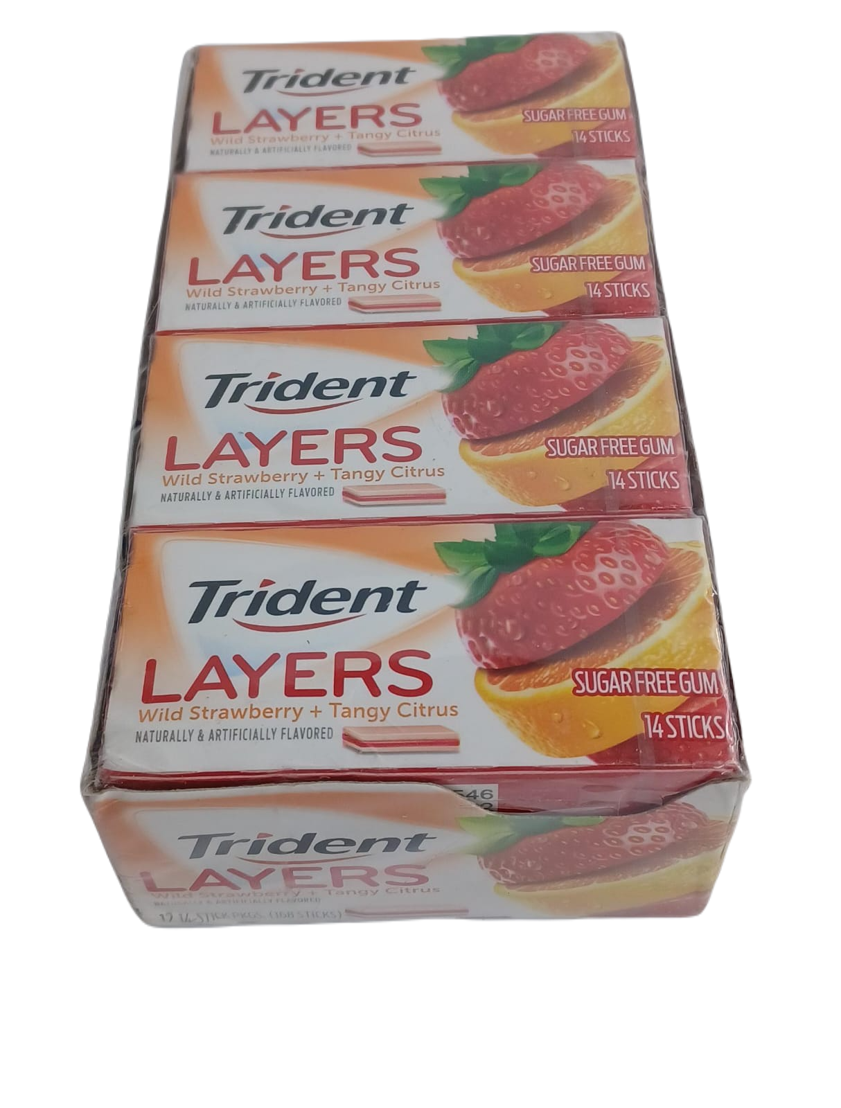 Trident Layers strawberry & citrus 12ct