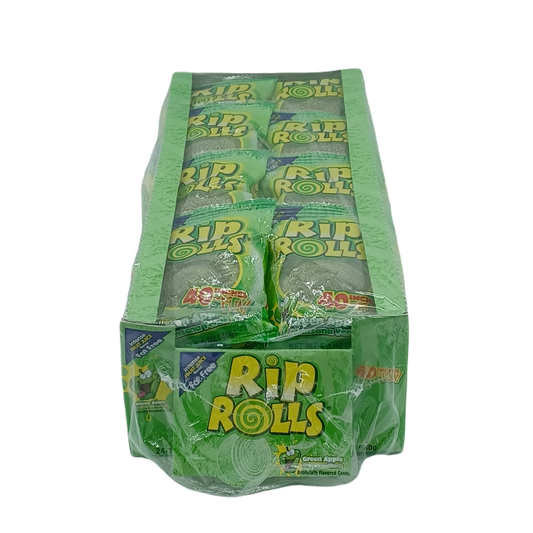 Rip Rolls Green Apple 1.4oz/24ct