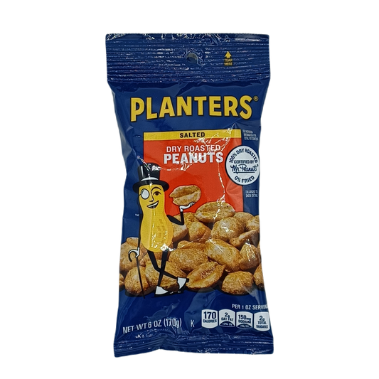 Planters Salted Dry Roasted Peanuts 6oz