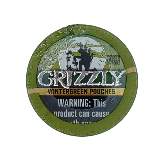 Grizzly Wintergreen Pouches 1.2oz/5ct