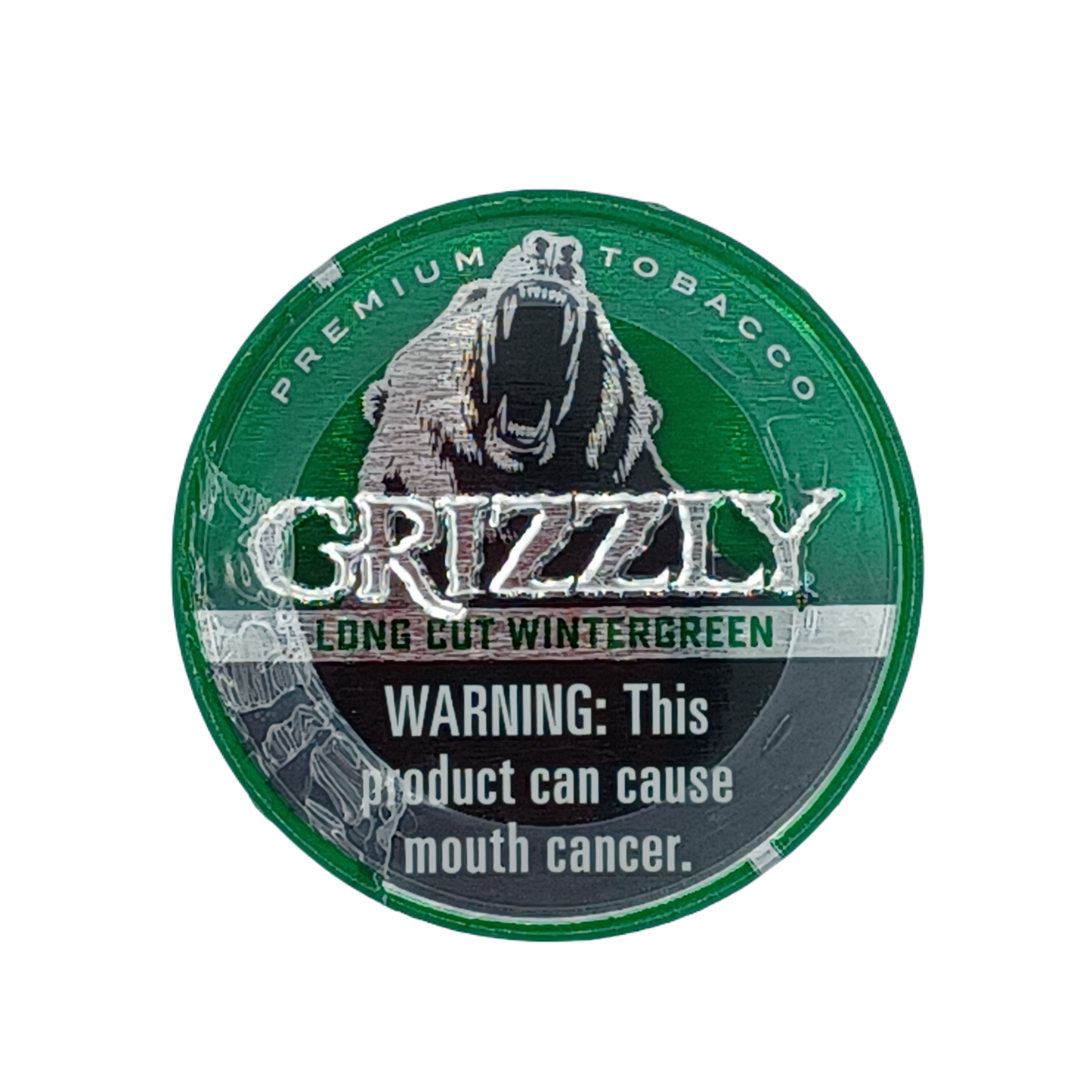 Grizzly Long Cut Wintergreen 1.2oz/5ct