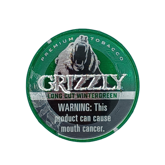 Grizzly Long Cut Wintergreen 1.2oz/5ct