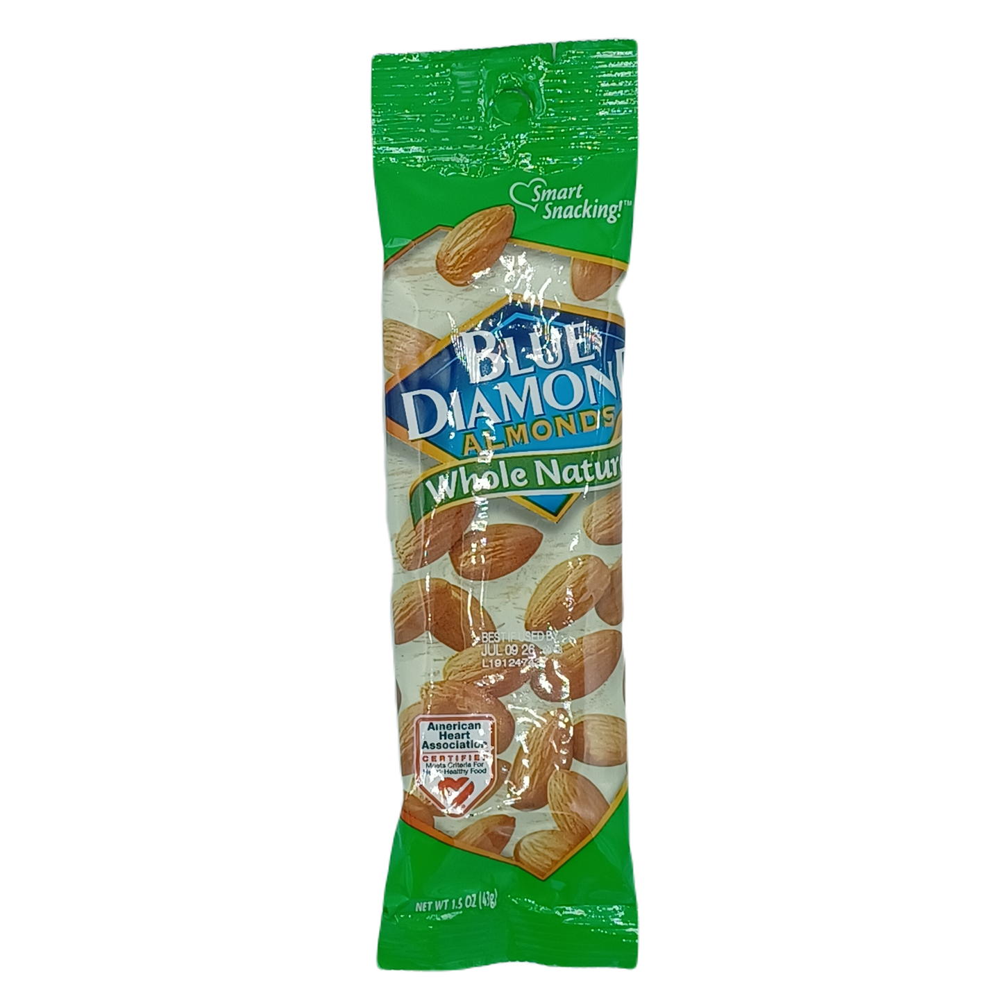 Blue Diamond Almonds Natural 1.5oz/12ct