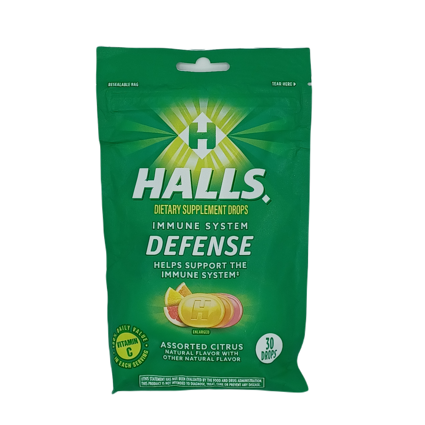 Halls Assorted Citrus 30ct