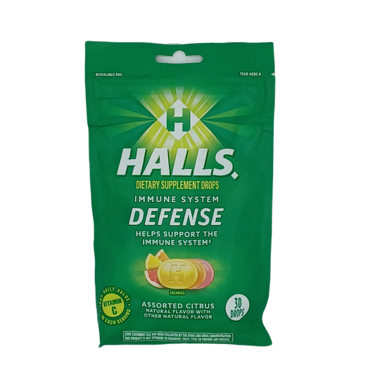 Halls Assorted Citrus 30ct