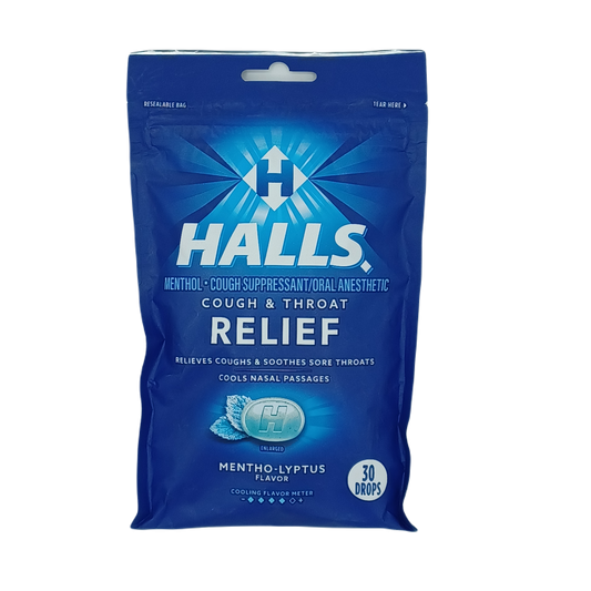 Halls Mentho Lyptus 30ct